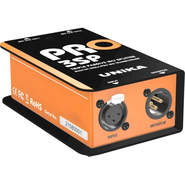 UNiKA PRO-3SP Splitter Triple Passive Iso Splitter 