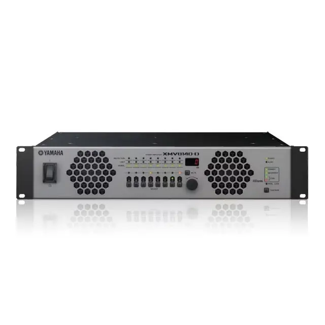 Yamaha XMV8140-D Dante  Multichannel Amp 8x140W @8/4Ohm. 4x280W m/Dante 
