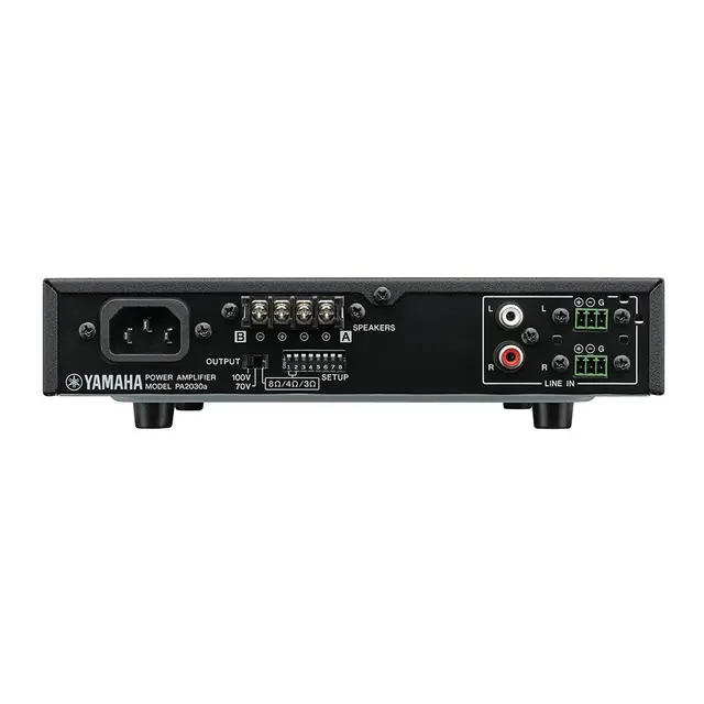 Yamaha PA2030a Effekt Forsterker 60W x1ch, 70V/100V 