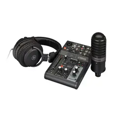 Yamaha AG03MK2BLSPK AG03KK2/YCM01 mic/YH-MT1 headphones