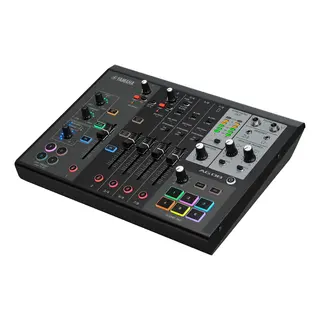 Yamaha AG08BL, 8 ch live streaming mixer Mixer with USB audio I/F, Sofware bundle