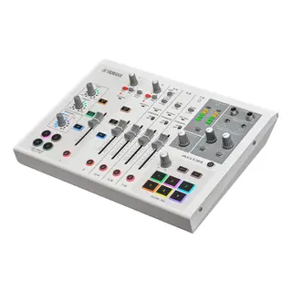 Yamaha AG08WH, 8 ch live streaming mixer Mixer with USB audio I/F, Sofware bundle