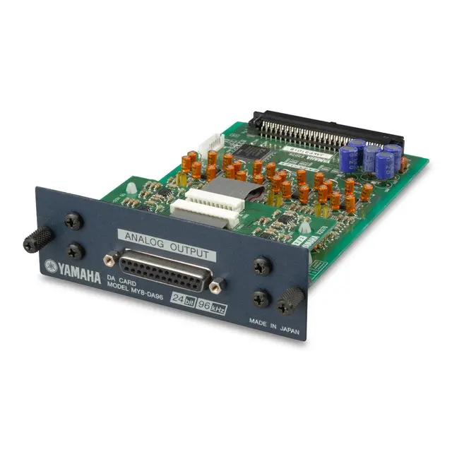 Yamaha MY8-DA96, 8-channel 24-bit/96kHz 25-pin D-sub connector 