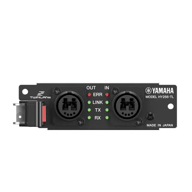 Yamaha TWINLANe interface card 256 channel I/O at 96kHz/32 bit MM Fiber 