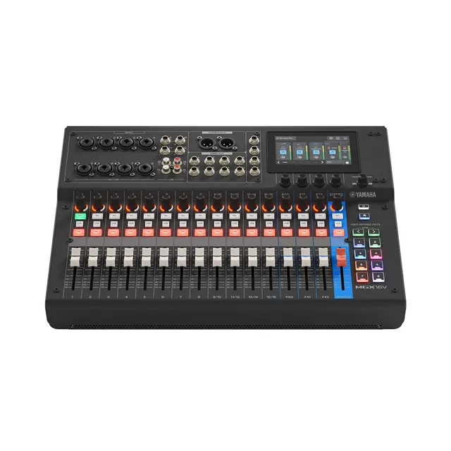 Yamaha MGX16V, Black,16 Analog Inputs Miksepult med videogrensesnitt 