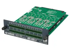 Yamaha 8-ch  24-bit/96kHz analog line-level in/out, terminal connectors
