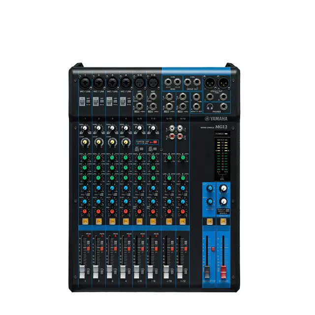 Yamaha MG12 Lydmikserer 6 mic, 4 stereo, 2 Aux 