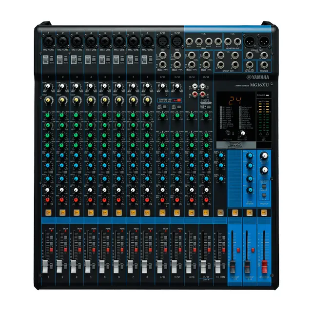 Yamaha MG16XU Lydmikser 10 mic, 4 stereo, 4 Aux, FX 