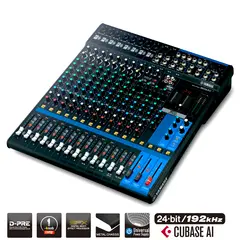 Yamaha MG16XU Lydmikser 10 mic, 4 stereo, 4 Aux, FX
