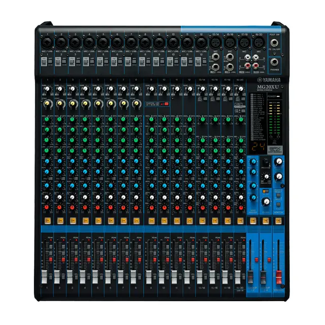Yamaha MG20XU Lydmikser 14 mic, 4 stereo, 4 Aux, FX 