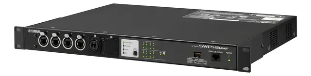 Yamaha SWP1-8MMF L2 Switch Network switch, 4 etherCON, 1 opticalCON 