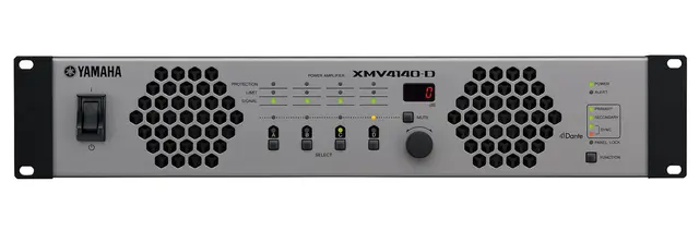 Yamaha XMV4140-D Dante  Multichannel Amp 4x140W @8/4Ohm. 2x280W m/Dante 
