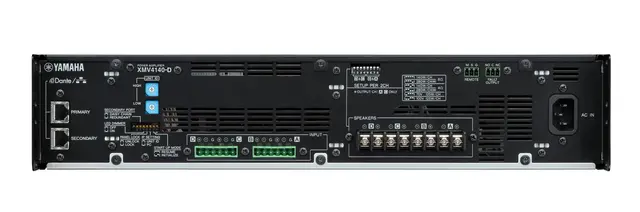 Yamaha XMV4140-D Dante  Multichannel Amp 4x140W @8/4Ohm. 2x280W m/Dante 