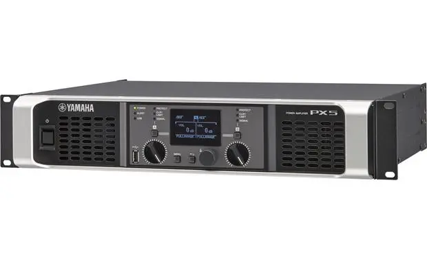 Yamaha PX5 2x 500W at 8ohm PEQ, crossover, filters 