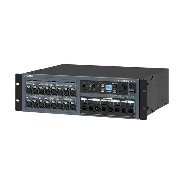 Yamaha Rio1608-D3 I/O rack 16 in/ 8 out Dante-Compatible Input/Output Unit 