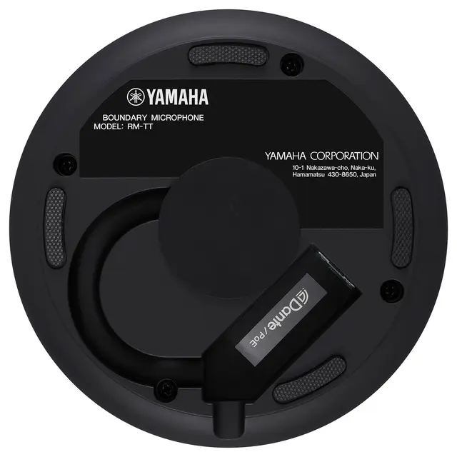Yamaha RM-TTBlack Tabletop Array Microphone, black. 