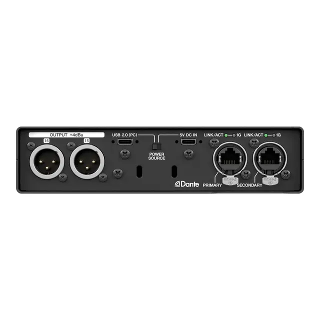 Yamaha RUio16-D Audio interface Dante USB, analog / VST Rack Pro. 