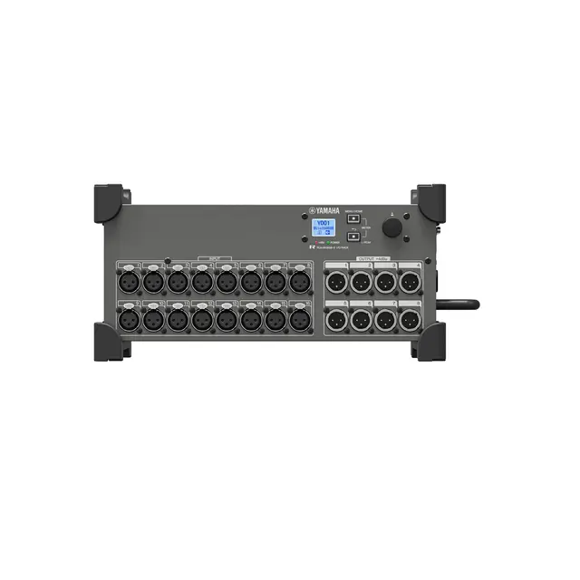 Yamaha RUio1608SB-D I/O stagebox 16 in/8 out, Dante primær/sekundær 
