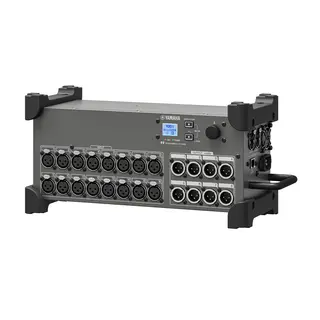 Yamaha RUio1608SB-D I/O stagebox 16 in/8 out, Dante primær/sekundær
