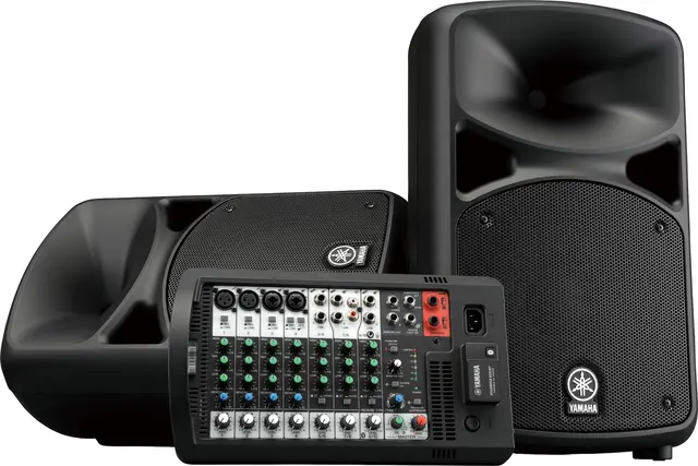 Yamaha STAGEPAS 600BT Pa system Powered mixer with 2 passive speakers 