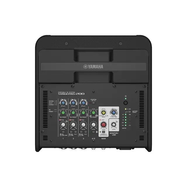 Yamaha STAGEPAS 200, Portable PA 180 W power amp/5 channel digital mixer 