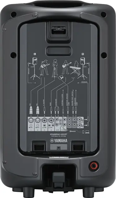 Yamaha STAGEPAS 400BT, 200W+200W Powered mixer 