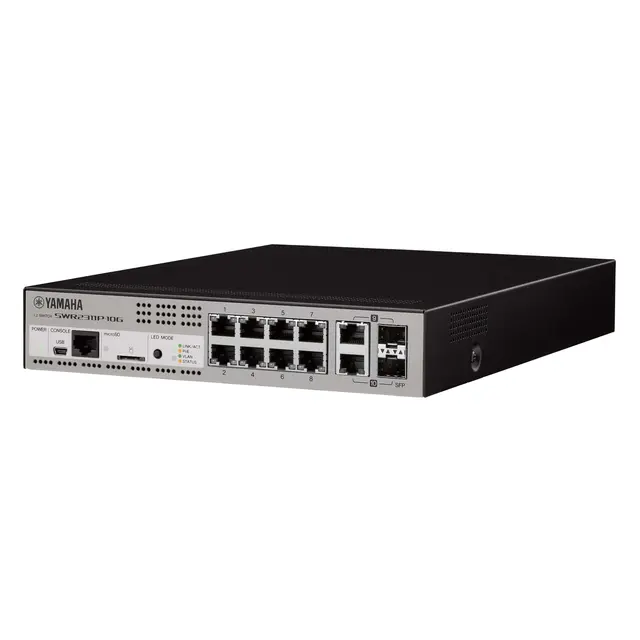 Yamaha SWR2311P-10G L2 Switch PoE LAN/SFP-kombinasjonsporter 