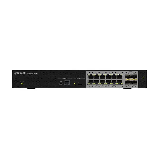 Yamaha SWX3220-16MT L3 Switch 12 RJ45, 4 SFP+ 