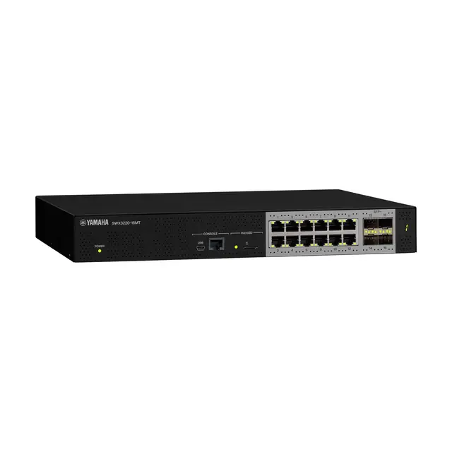 Yamaha SWX3220-16MT L3 Switch 12 RJ45, 4 SFP+ 