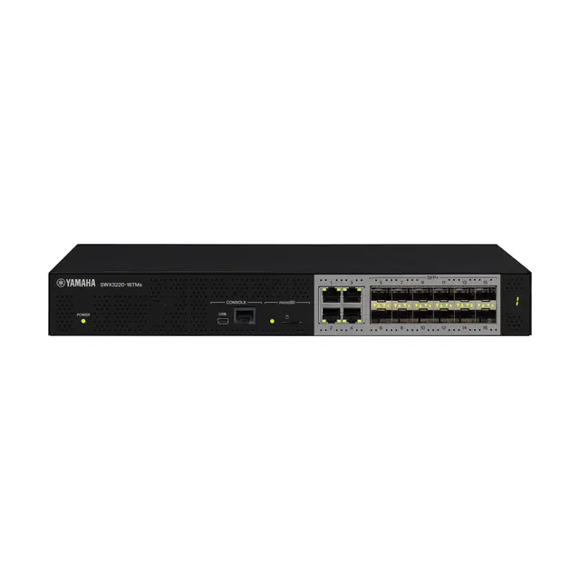 Yamaha SWX3220-16TMs L3 Standard switch 16 ports. 12 SFP+ ports 