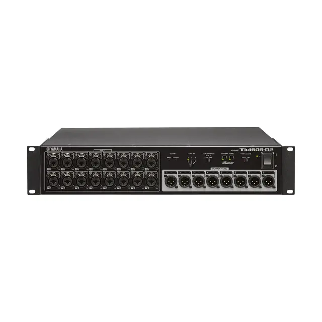 Yamaha TIO1608-D2 Stagebox 16 inn, 8 ut, Dante, 2U 