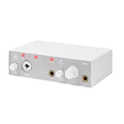 Yamaha UR12MK3, White 2-in/2-out USB-C Audio Interface with 24-bit/192 kHz