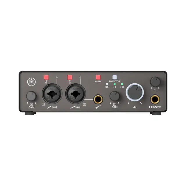 Yamaha UR22MK3, Black 2-in/2-out USB-C Audio Interface with 24-bit/192 kHz 