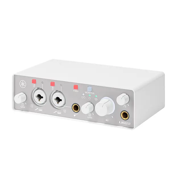 Yamaha UR22MK3, White 2-in/2-out USB-C Audio Interface with 24-bit/192 kHz 