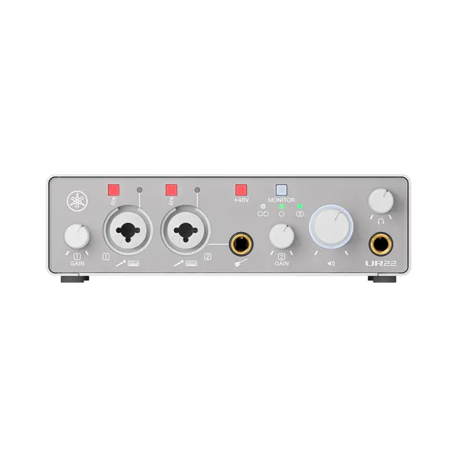 Yamaha UR22MK3, White 2-in/2-out USB-C Audio Interface with 24-bit/192 kHz 
