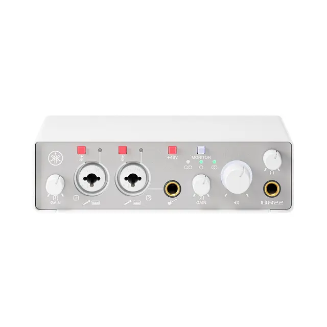 Yamaha UR22MK3, White 2-in/2-out USB-C Audio Interface with 24-bit/192 kHz 