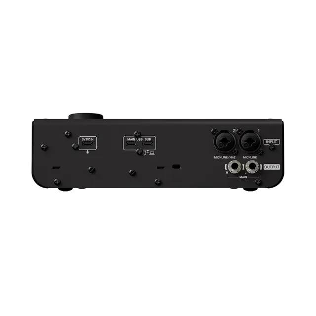 Yamaha URX22,Black 4-in/2-out USB-C Audio Interface with 32-bit/192kHz 
