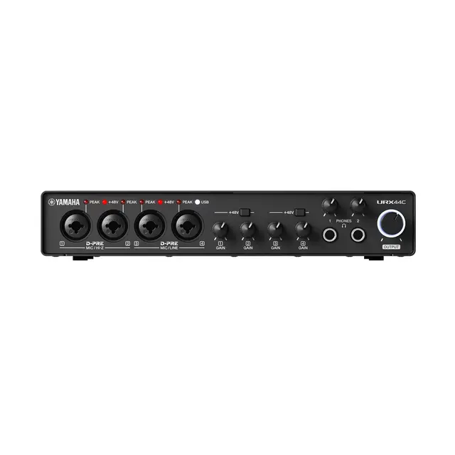 Yamaha URX44C -  6-in/4-out USB-C Audio/MIDI Interface with 32-bit/192 kHz 