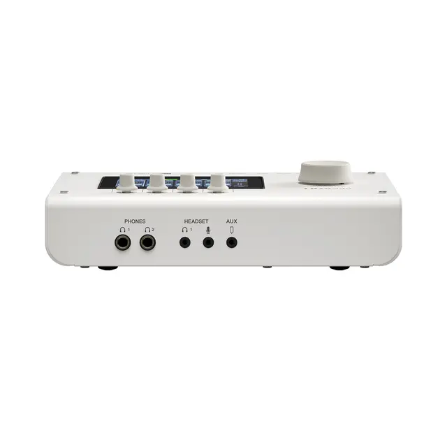 Yamaha URX44V,White 6-in/4-out USB-C Audio Interface with 32-bit/192 kHz 