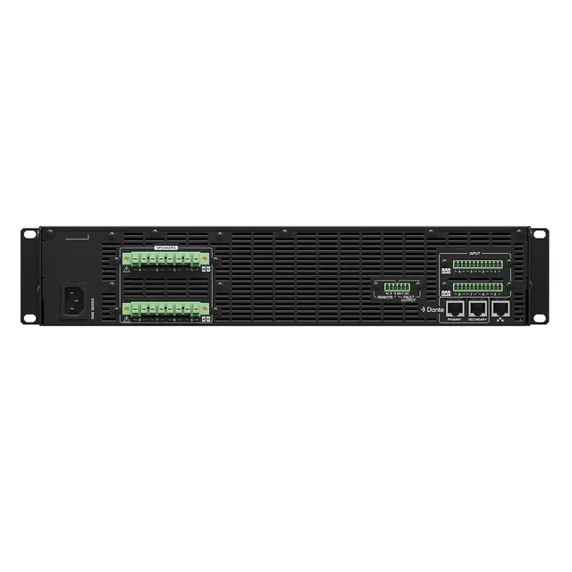 Yamaha XMS24s8-D Effektforsterker 8-kanals 2400W DSP Dante 2U 